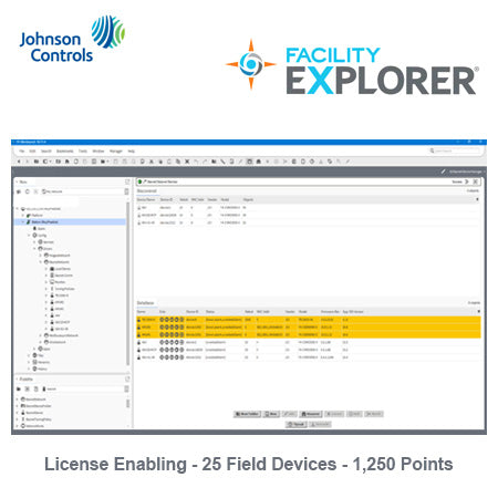 FX-SC8DL25-0: Geo. Restricted Product, License enabling an additional 25 field devices, 1,250 points for one FX80