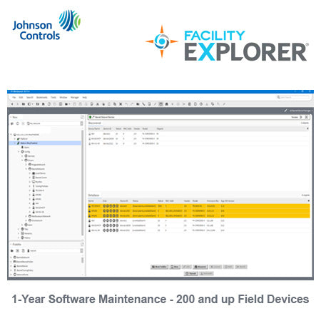 FX-SC9D200M1-6: Geo. Restricted Product, 1-Year Software Maintenance for FX90 with 200 and up field devices