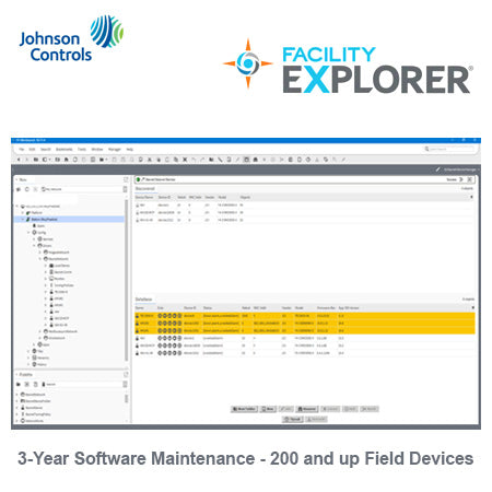 FX-SC9D200M3-0: Geo. Restricted Product, Initial purchase 3-Year Software Maintenance for FX90 with 200 and up field devices