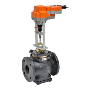 G680C+AVKB24-MFT: Globe Valve, 3", 2-way, ANSI Class 125, Cv 90Valve Actuator, Electronic fail-safe, AC/DC 24 V, 2...10 V, MFT/programmable