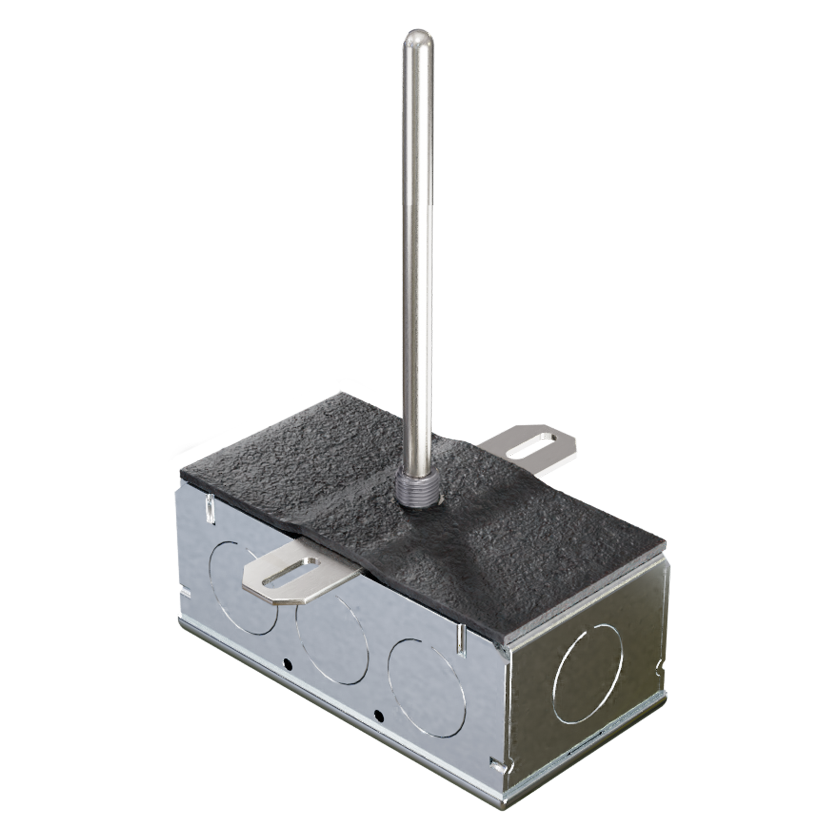 A/CP-D-8-GD: Duct Sensor, 8",10K-CP (Type II) ThermistorProbe with a Galvanized J Box housing