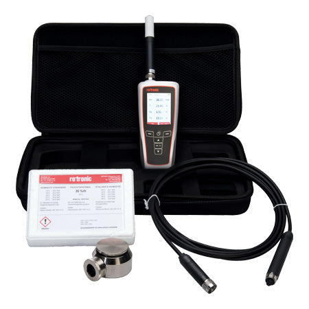 HP32-SET: Handheld relative humidity & temperature kit containing an HP32, a probe HC2A-S, an extension cable E2-02A
