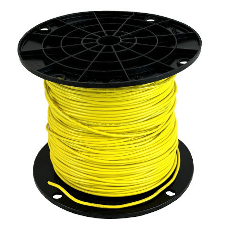 L718ST-08: 18AWG 16 Strand Yellow Motor Hook Up Wire (MHW) 500'