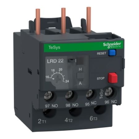 LRD22: 16/24A IEC Overload Relay