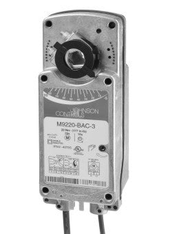 M9220-GGC-3: 24Vac, 24Vdc, 0-10Vdc, 2-10Vdc, (0)4-20mA with 500 Ohm Resistor, Proportional, 177 lb-in Torque, 150 second Power On run time, 48" Cable with