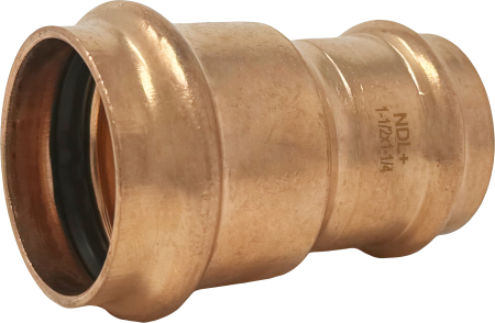 CP0-20-08: 1-1/4" x 1/2" Copper Press P x P Coupling Reducer