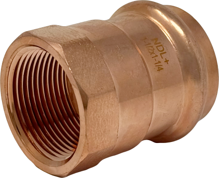 CP3-24-20: 1-1/2" x 1-1/4" Female Adapter P x FPT