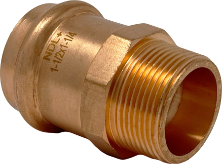 CP4-08-06: 1/2" x 3/8" Male Adapter P x MPT