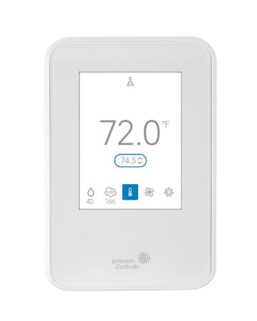 NSB8BHN340-0: Temperature, 3% RH, Graphical Display, White, Logo