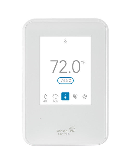 NSB8BTN341-0: Temperature Only, Graphical Display, White, No Logo