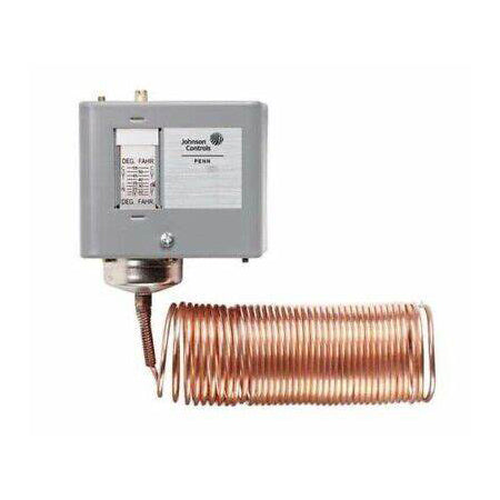 A70GA-2C: TWO CIRCUIT TEMP CONTROL; 35/80F; DIFF 5 - 27 ADJ; 1NO/1NC MAIN OPEN LOW; .366 X 3" BULB;