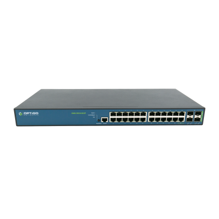 ONS-CR2440XP: Edge switch, 24 x 10/100/1000, 0C to +50C, 370W PoE+, 1RU 19", (use CX/CU-SFP)