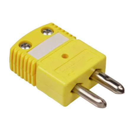 OSTW-K-M: Standard Round Pin Thermocouple Connector with Write-on Window