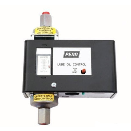 P28DN-4C: Lube Oil Control, 30 Second Time Delay with Alarm Terminals, 120/240 Vac, Manual Reset, 8 to 70 PSIG