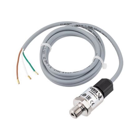 PG07AJ: 316L Stainless Steel Wetted 0 to 5 VDC Gauge Pressure Sensor, 0 to 100 psig