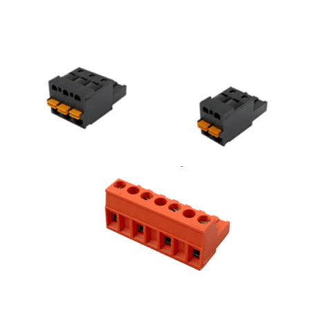 PLUG KIT PS48HD: PS48HD Plug Kit,  2-RED 4Pos, 49-BLK 3Pos, 4-BLK 2Pos