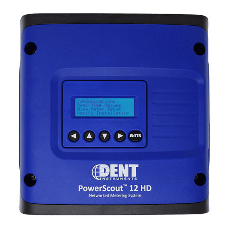 PS12HD-C-D-N-C: PowerScout 12 HD Multi Circuit Power Submeter With case and display