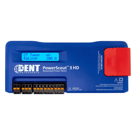PS3HD-C-D-N-C: PowerScout 3 HD Multi Circuit Power Submeter With Case and display