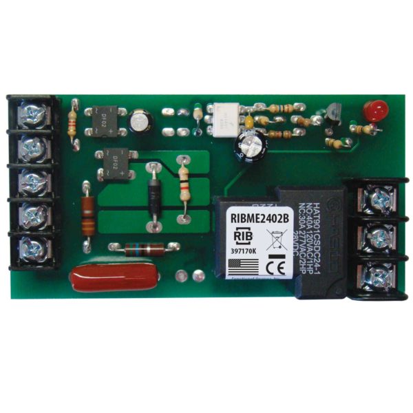 RIBME2402B: Relay 20A SPDT 24V/208-277V