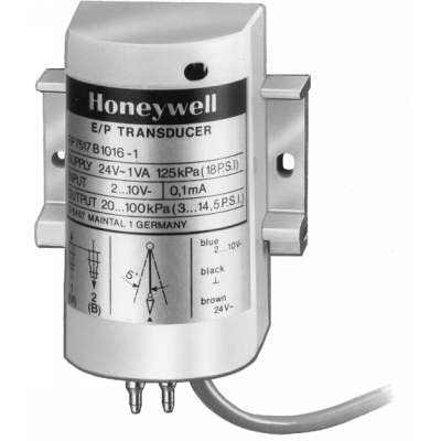 RP7517B1016: ELECTRONIC - PNEUMATIC TRANSDUCER 24 VAC, 30 INCH LEAD WIRE, WITH COVER, 3 WIRE