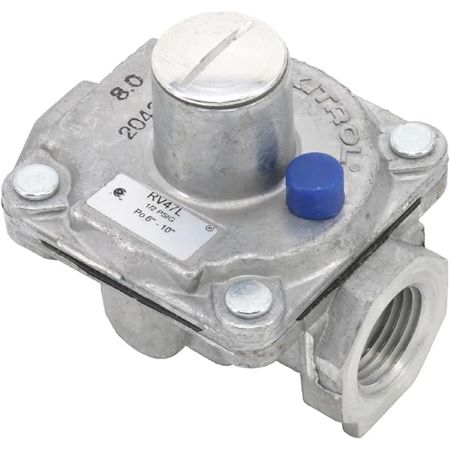 RV47L-1/2-412: Maxitrol reg, 1/2" NPT, 1/2 PSI Max Inlet Pressure, 4-12"wc Outlet Pressure