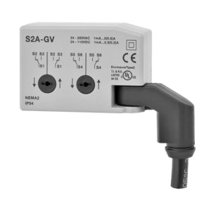 S2A-GV: Auxillary Switch 2x SPDT for LV, SV, EV, RV, LVK, SVK, AVK Actuators