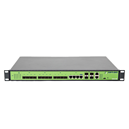 ONS-S8: Aggregation Switch, 8 GEPON, 4 GE, 4 1G SFP, 4 10G SFP+, 1 RU, dual AC power (ONS-NC600 required) (Spectra)