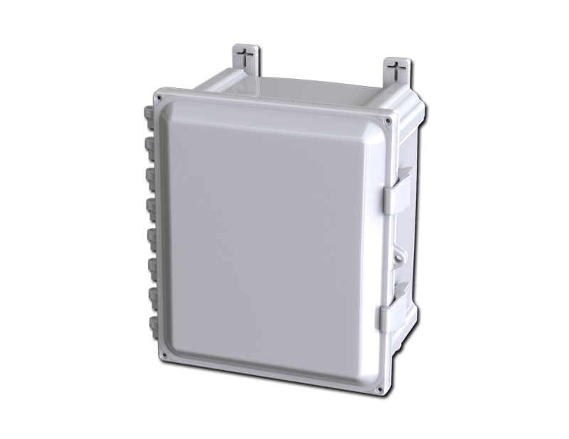 SCE-10086PC: Polycarbonate Enclosure  Height: 11.41"  Width: 9.41"  Depth: 7.39" , NEMA Type 3R, 4, 4X, 12