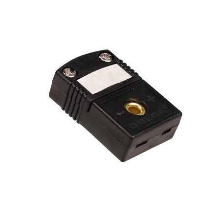 SMPW-J-F: 2-Pin Mini Flat Pin Thermocouple Connector with Write-on Window, Female