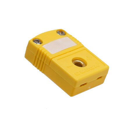 SMPW-K-F: 2-Pin Mini Flat Pin Thermocouple Connector with Write-on Window