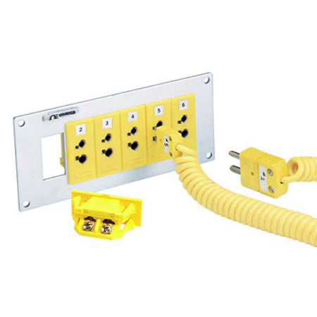 SPJ-K-F: Standard Snap-In Panel Jack for Thermocouple Connectors, Female