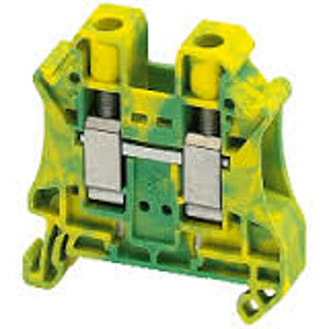 SQD-NSYTRV102PE: Protective Earth Terminal Block, Nominal c.s.a. (mm): 6 and 10, Number of poles: 1 - 1x1, Green and Yellow