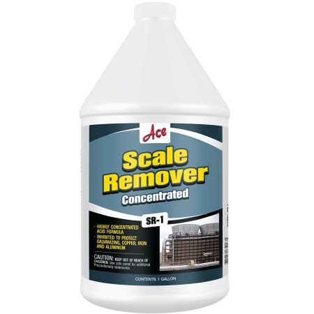 SR1: Scale Remover - Liquid acid scale remover for condensing units/cooling tower w/pH indicator 1 Gallon **HAZMAT SHIPPING CHARGES WILL APPLY**