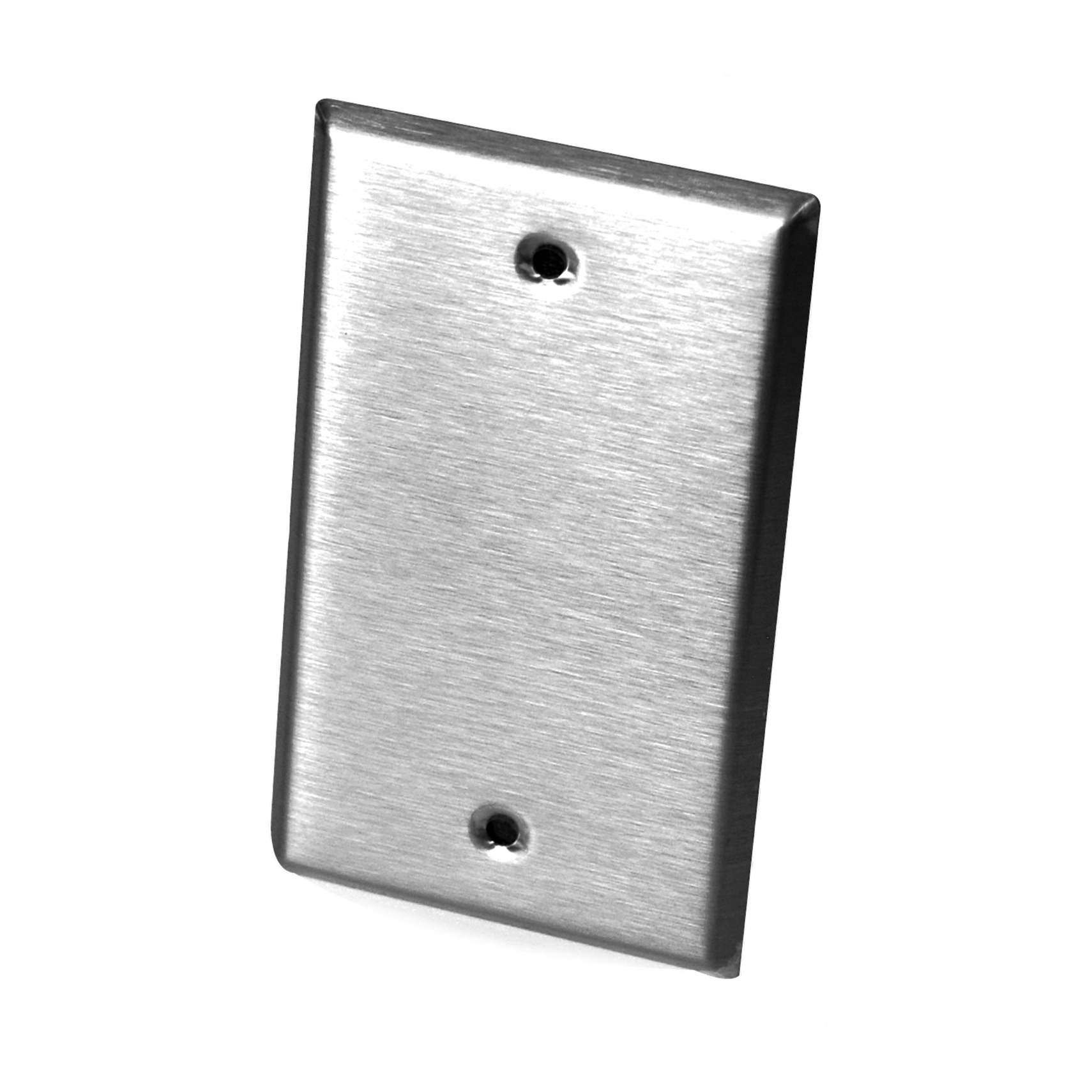 A/10K-E1-SP: 10,000 Ohm (E1) Thermistor, Wall Plate, Stainless Steel