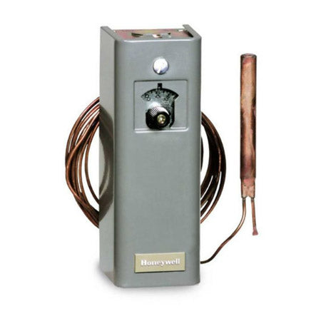 T678A1015: Remote Bulb Controller, Regulates Temperature of Air or Liquids in Ducts, Pipes, Tanks and Boilers, 120Vac or 240/277Vac, 0-100 Degree Setpoint