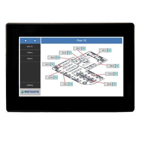 TAD1001-0: Geo. Restricted Product, 254 mm (10.0 in.) Touchscreen Advanced Display