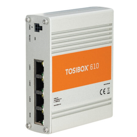 TBL610US: Tosibox Lock 610  (SW Maintenance Fee or VCL Connection required after year 4)