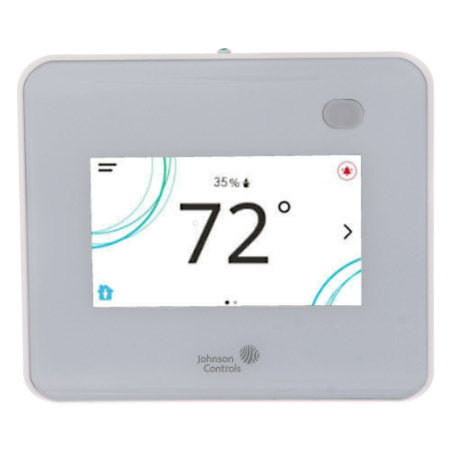 TEC3613-14-000: Thermostat, MSTP Or N2, FCU/VAV, On/Off Or Floating, Occ & Dehumid, FULL COLOR, White, JCI Logo