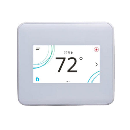 TEC3322-16-000: Thermostat, Standalone, FCU/VAV, 0-10Vdc Prop, Dehumid, FULL COLOR, White, No Logo