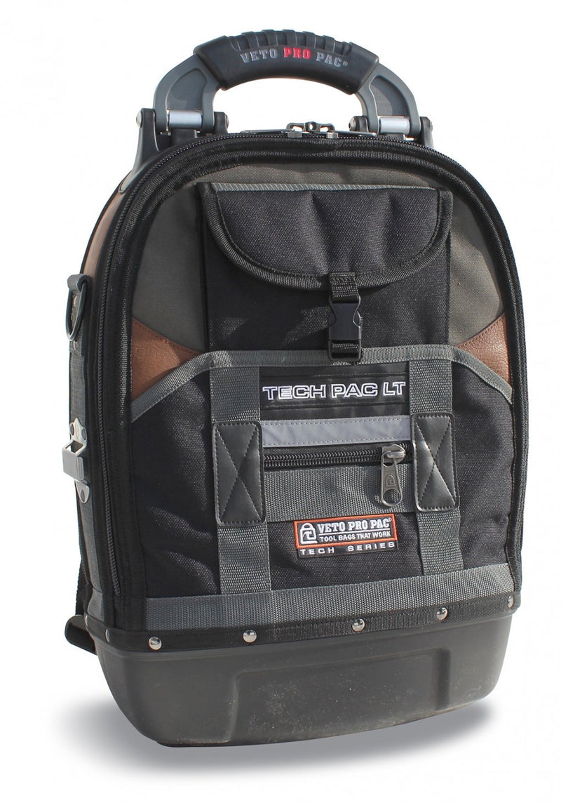 TECH PAC-LT: BACKPACK STYLE TOOL BAG 8.5W X 14L X 19H LAPTOP/TOOLS