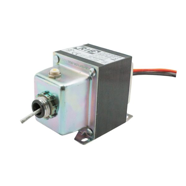 TR100VA008: Transformer, 100 VA, 480/277/240/208 to 120 Vac, Circuit Breaker, Foot and Dual Threaded Hub Mount