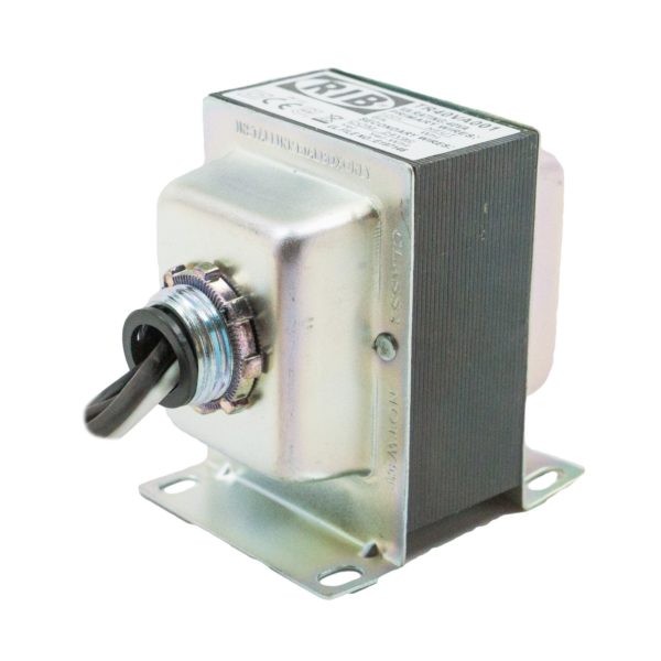 TR40VA001: Transformer 40VA, 120-24V, single hub, Class 2 UL Listed US/Canada,Inherent Lim