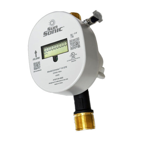 UMETER-N-075: 3/4" Sun Sonic N-Line Ultrasonic Water Meter