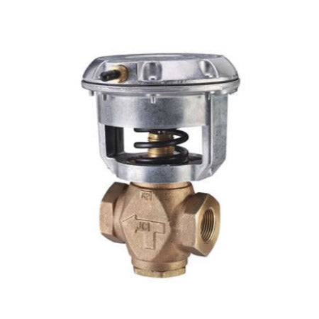 VG7441GT+3008E: Valve,Assembly, 2 Way Normally Closed, 1/2", NPT, 4.6 Cv Equal Percentage Flow Cast Bronze Body with Brass Trim with 9-13 PSI Spring Range