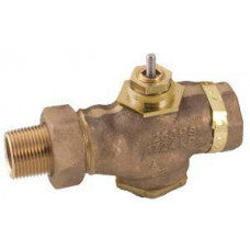 VB-7221-0-4-08: Valve,Globe, 1", NPT x Union, 14 Cv Two-way Equal Percentage Flow Bronze Body with Brass Trim, Stem Up Closed