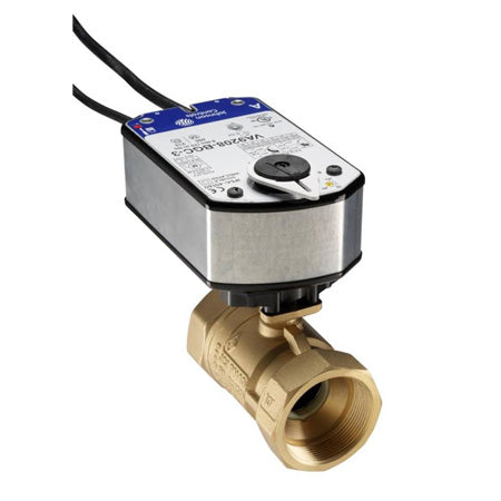 VG1241FT+928GGA: 2-Way Ball Valve, Brass Trim, Spring Return, No Switch