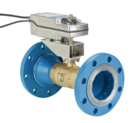 VG12A5KU+92NGGA: 2-Way 2-1/2 In. Flange Cv116, Control Port Open, 24 VAC/VDC