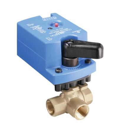 VG1841CL+9T4GGA: 1" 3W BALL VALVE 7.4CV