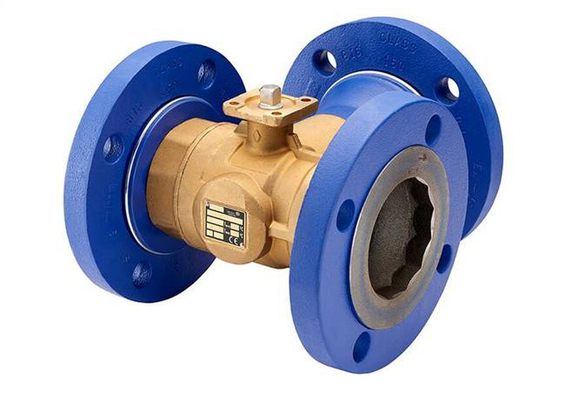 VG18A5HW: Valve,Ball, 3", ASME Class 150 Flange, 211 Cv 3 Way Equal Percentage Flow Forged Brass Body with Stainless Steel Trim