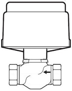 VK4-7213-201-4-09: Valve,Assembly, 2 Way Normally Open, 1 1/4", NPT, 20 Cv, Equal Percentage, Bronze Body with Brass Trim Globe Valve, and 3-7 PSI Spring Return